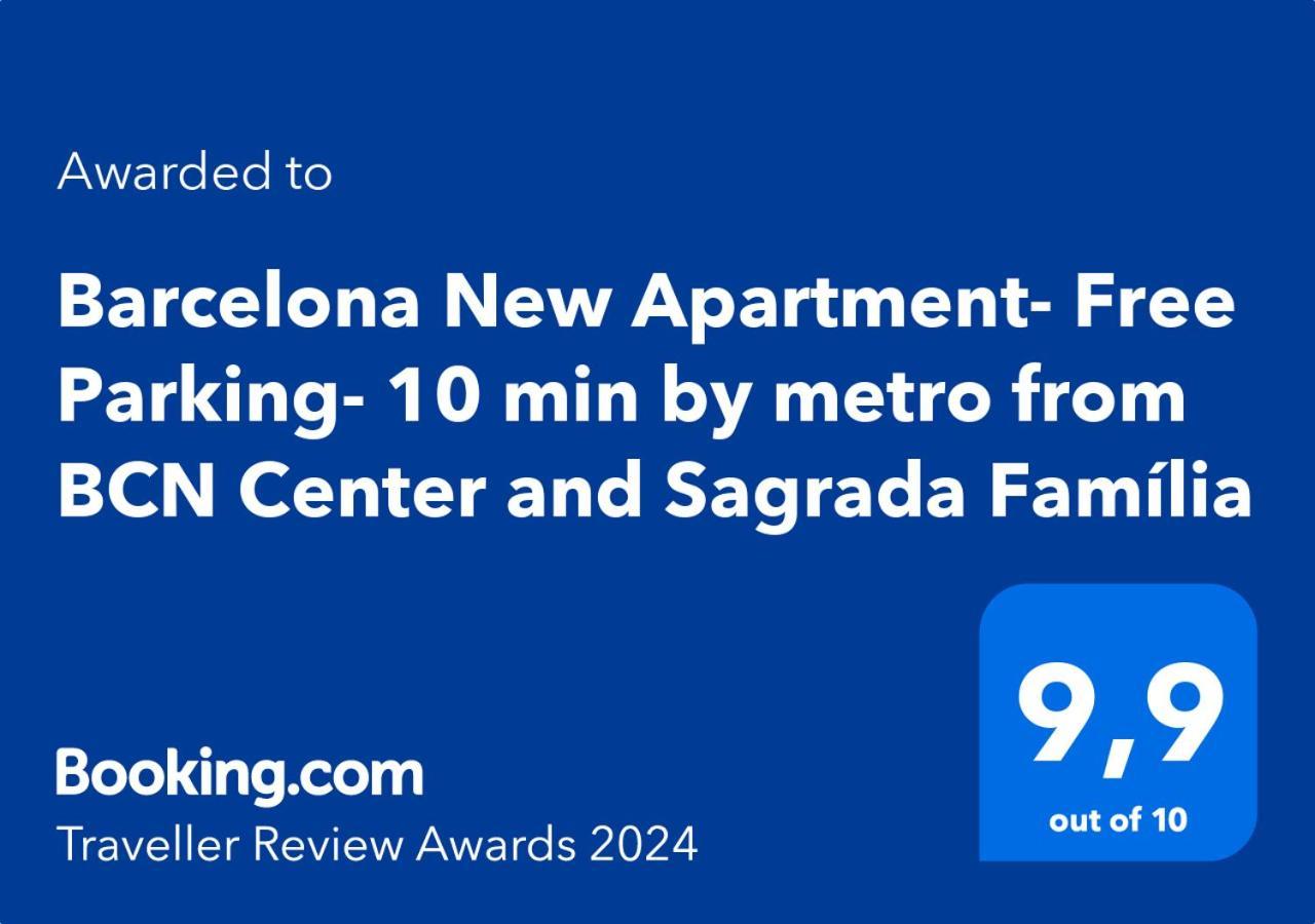 Barcelona Chic Apartments- Free Parking - 10 Min From Bcn City Centre By Metro Kültér fotó